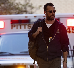 Robby arrive &agrave; l'h&ocirc;pital du Pitt